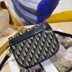Christian Dior Medium Dior Bobby Handbag Dark Blue